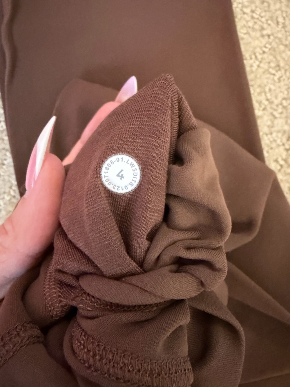 Lululemon Align High Rise Pant 28” Java - Picture 2 of 2
